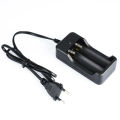 18650 Battery Charger EU Plug 2 Slots Smart Charging Safety Fast Charge 18650 26650 14500 Li-ion Rechargeable Battery Charger. 