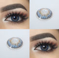 1 Pair new Eye Lens Event 3 Tone Contact Lenses For Girls+ Free kit case and water - Fresh color for 5 to 6 time Use,disposible lenses, lense, eye lense, color lense , eye lenses for girls. 