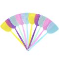 Fly Swatter 10 Pack Plastic Long Handle Fly Swat Manual Swat Pest Control for Flies and Mosquito Multi-Color Random. 