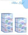 3 & 4 Layer Drawers - Printed Cabinet Baby Clothes & Toys Storage. 