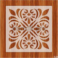Florenza Tile Stencil Reusable Template for DIY Home Decor. 