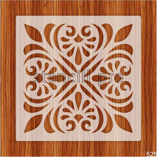 Florenza Tile Stencil Reusable Template for DIY Home Decor