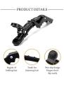 12pcs Salon Croc Hair Styling Clips-Sectioning Plastic Alligator Hair Clip For Thick Hair-Non-Slip DIY Accessories Hairgrip for Women and Girls (Black). 