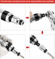 7Pcs Impact Screwdriver Set Manual Reversible Impact Screw Driver Kit Multi-Purpose Chrome Vanadium Steel Portable Screw Driver Chisel Bit set with case.. 