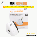 300Mbps WiFi Extender – Signal Booster | Plug & Play | Wall Socket Repeater | No Antenna Compact Design. 