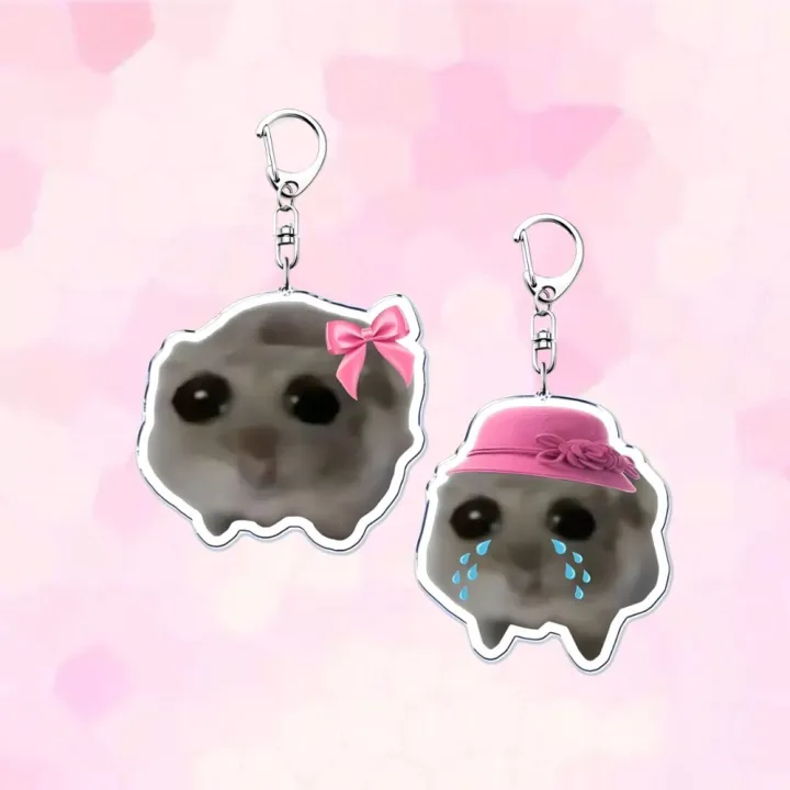 Kawaii%20I'm%20Just%20a%20Girl%20Sad%20Hamster%20Key%20Chain%20Acrylic%20Animal%20Kawaii%20Animal%20Hamster%20Keychain%20Jewelry%20Cute%20Sad%20Hamster%20Keyring%20Bag%20Pendant%20-%20Image%205