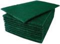 10 pcs Kitchen Bowl/ Dish Wash Clean Scrub Sponge Cleaning Pads Green - Scrub Pad. 