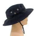 Outdoor Summer Boonie Hat for Hiking, Camping, , Sun Cap for Men or Women - Black. 
