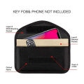 Faraday Bags for Car Keys and Cell Phone, Signal Blocking Key Pouch, Anti Theft Car Protection, Cell Phone Wi-Fi/Mobile/NFC/RF-ID/Keyless Entry Fob Signal Blocking Pouch. 