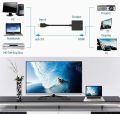USB 3.0 to HDMI Adapter, 1080P Full HD Video and Audio Multi Monitor Graphics Converter Adaptor for Laptop/PC/Projector/HDTV Compatible with Windows XP 7/8/8.1/10 (VISTA & NO MAç). 