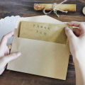 Vintage Kraft Envelope Letter Paper Set Valentine's Day Love Letter Invitation Envelopes Writing Paper with Rope Accessories. 