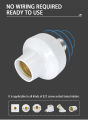 Remote Control Light Lamp Socket E26 E27 Bulb Base Holder Voltage: 90V-175V 50/60 Hz. 