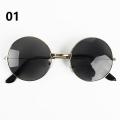 Retro Round Sunglasses Women/ Men Small Frame Sun Glasses/ Popular Leisure Black Eyeglasses Driving Photography Sunshade Eyewear. 