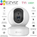 EZVIZ Smart Home Camera TY1 Full HD 1080 Model CS-TY1-B0-1G2WF WiFi CCTV Camera with Motion Detection | Smart Tracking | Two Way Talk | Smart Night Vision | Sleep Mode and MicroSD Card Slot Alexa Voice Control Features. 