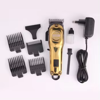 GEEMY GM-6668 PROFESSIONAL HAIR CLIPPER WITH 2000MAH BETTERY WITH LED DISPLAY SHOW BETTERY PERCENT WITH ADJUSTABLE  TAPER CONTROL