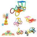 Sticks Blocks Educational Building Blocks Smart City DIY Stick Toys Different Shape Game for Kids Boys and Girls  (Pipe Puzzle Game). 