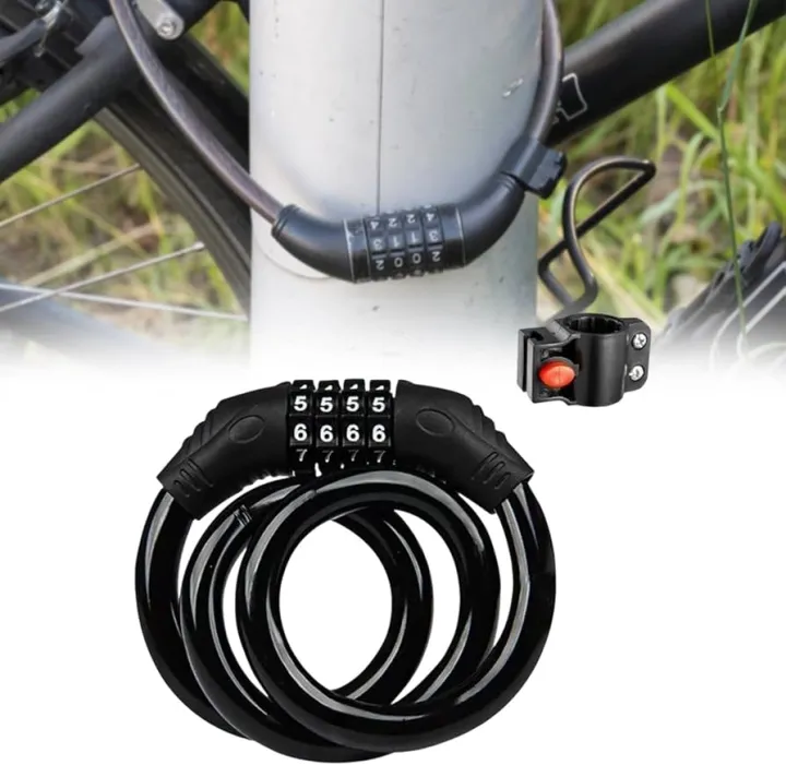 4 Digit Outdoor Lock, Steel Lock Line, Steel Cable, Large Number of ...