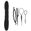 Hair Puff Maker Comb Sponge Hair Make Pad Comb hair Hair Puff Hairstyle Device Hair Ponytail Comb Styling Tools Hair Styling Clip Stick Bun Maker Braid Tool Hair Accessories HAIR STYLE TOOL SET FOR PERFECT HAIR STYLE AND LOOK. 