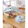 2 Pieces Foldable Insulated Food Cover Tent With Aluminum Foil Food Insulation Thermal Pop-Up Collapsible Cover Dish Keeping Pizza Ice cream Cold Kitchen Table Accessories Dining Table Folding Food Lid Cover for Keeping Food Hot (1 Small and 1 Large). 