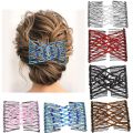creative magic hair comb for women elastic rope disc hair clip fashion hair accessories. 