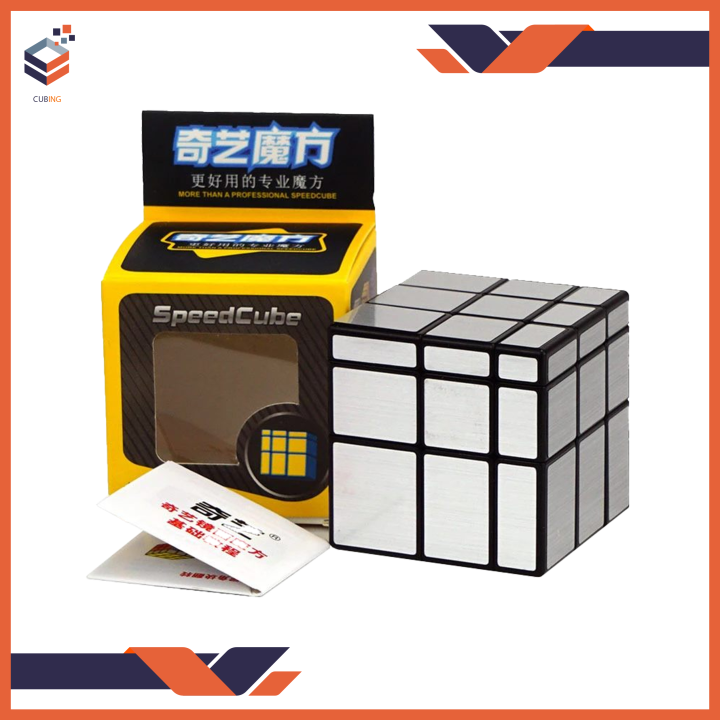 Mirror Cube Orignal Qiyi 3x3 Rubiks Cube Ultry Smooth High Quality Magic Cube-Silent Gear Mechanism 57*57*57mm