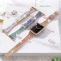 Changes Color Shiny Jelly Bracelet for Apple Watch Band 41 45mm 38 42mm 40 44mm Women Bling Silicone Strap for iwatch 7 6 5 4 3. 