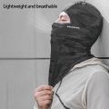 Face Mask UV Protection Breathable Full Head Black. 