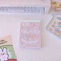 Kawaii Cinnamoroll Kuromi My Melody Coloring Page Sticky Note Pad Anime Sanrioed Girl's Heart Message Notebook Included Stickers. 