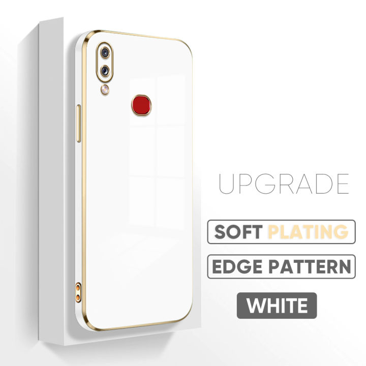 COROGI for Samsung Galaxy A10s Back Cover Luxury Shiny Plating Soft Phone Case Raised Full Camera Protection Bumper Silicone Shockproof Mobile Cases Pouch