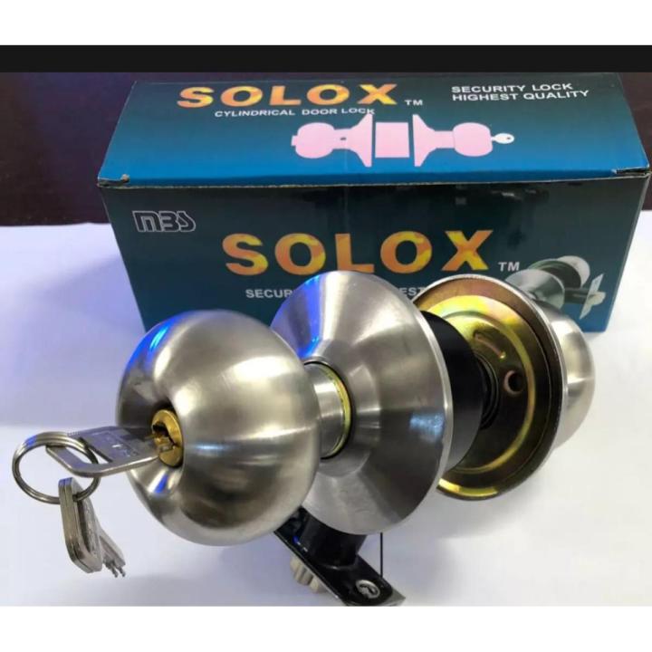 Door round Lock silver color room round Lock