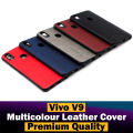 Vivo V9 Back Cover Multicolour Leather Case For Vivo V9. 