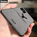 Skinlee for Huawei P40 Pro Phone Case Slim Hybrid Soft Cover with Deer Design Cloth Casing for Huawei P40 Pro Back Cover. 