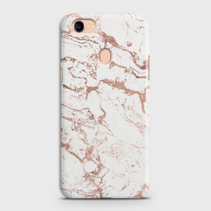 Oppo F5 Cover - SkinLee HQ Hard Case - Chick RoseGold Marble - SKINLEE-120-1-207-95