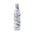 500ml Marble Print Double-Walled Insulated Water Bottle. 