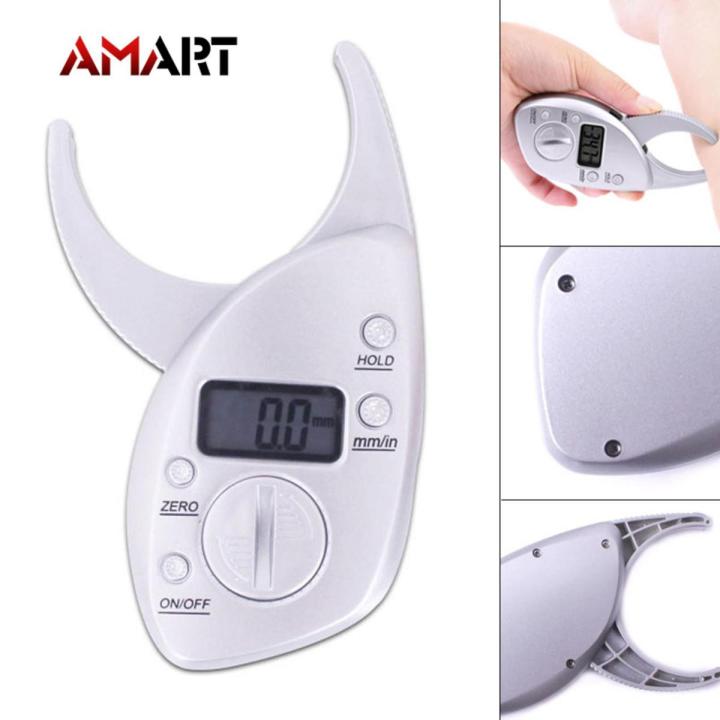 Body Fat Caliper Monitors Electronic Digital Display Skin Muscle Tester Body