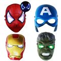 Spiderman Led Light Marvel Collection Face Mask Hero Set For Kids - E10900. 