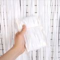 White Foil Curtain Fringe (7 ft X 4 ft). 