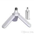 Foldable Fan Blade LED Light Lamp AC 220 V 45W LED Bulb E27 Base Angle Adjustable Super Bright Lampada LED Home Energy Saving Lights Bulb. 