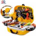 Deluxe Tool Set Construction And Car Shape Box For Kids. 