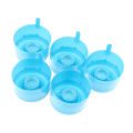 5Pcs reusable water bottle snap on cap replacement for 55mm 3-5 gallon water jug. 