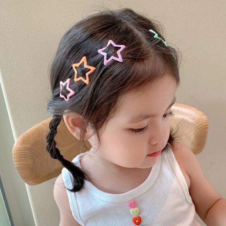10pcs/set%20Cute%20Colorful%20Star%20Waterdrop%20Shape%20Hair%20Clips%20-%20Image%202