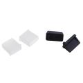 20Pcs Plastic USB Type a Plug Dustproof Plug Stopper Protection Cap, Clear & Black. 