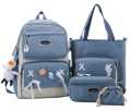 school bags for girls 4-piece set female shoulder bag  school bags. 