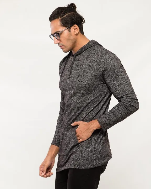 Black%20Polyester%20Cotton%20Hooded%20T-Shirt%20-%20Image%203