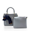 ASC Collection Double Handbag for Girls with Long Strap Compact Size 7x8x4 Inch. 