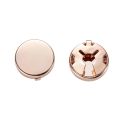 Men Cufflinks Delicate Electroplating Wear-resistant Shirt Cuff Buttons. 