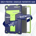 Kids Friendly Case For Samsung Galaxy Tab A9+Plus 115G SM-X210/X216B 8.7 SM-X110 Kicktand Tablet Cover Hybrid Shockproof Funda. 
