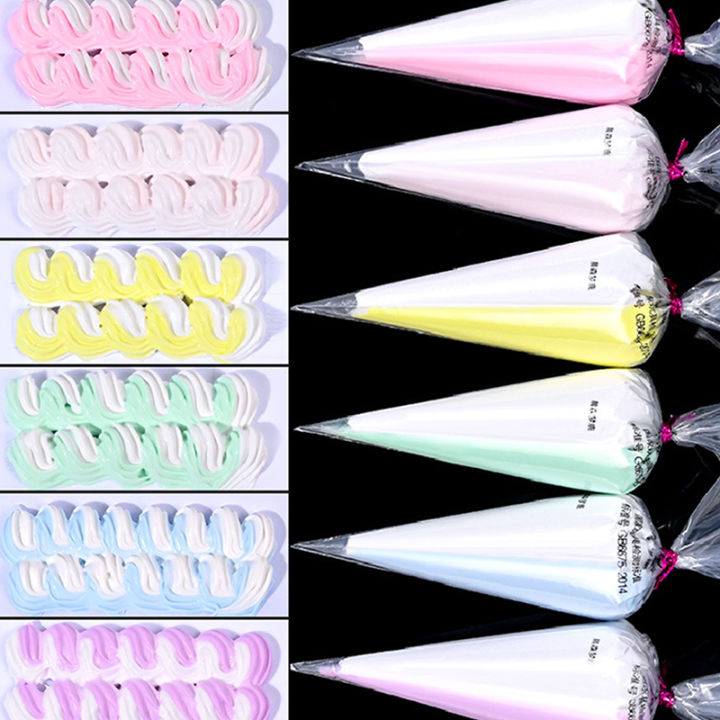 Two Color Whipped Cream Glue Diy Phone Case Materials 100g Simulation Fake Decoden Cream Clay Glue with Nozzle Jewelry Making Podazz