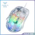 Aula S80 Programmable Gaming Mouse, 7200 DPI Wired PC Mouse, 12 Rainbow RGB Backlit Wired Mac Gaming Mouse. 