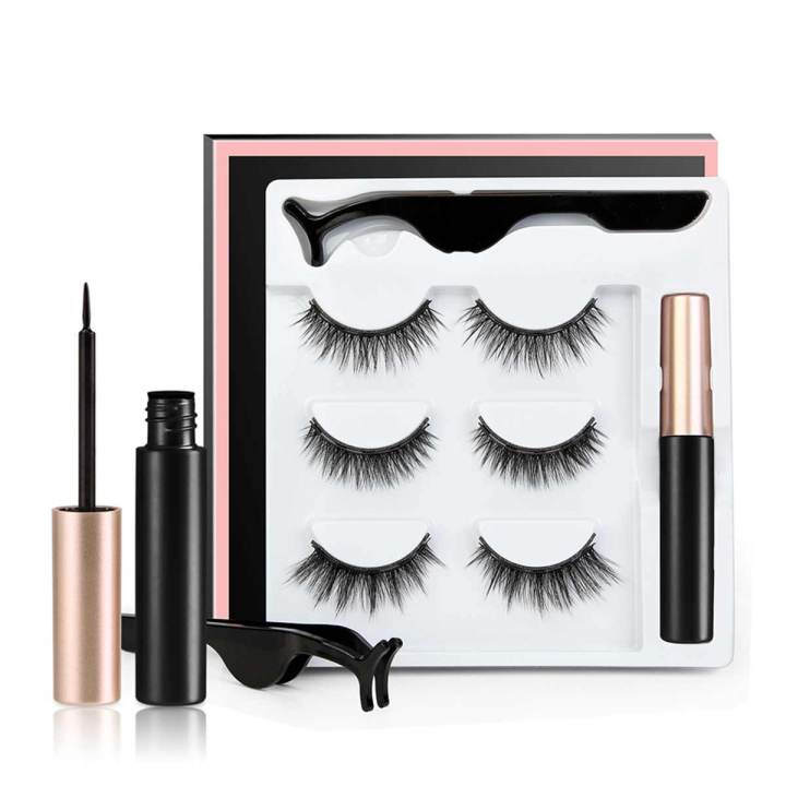 3%20Pairs%20Magnetic%20Eyelash%20With%20Magnetic%20Liquid%20Eyeliner%20&%20Tweezer%20Eyelash%20-%20Image%202